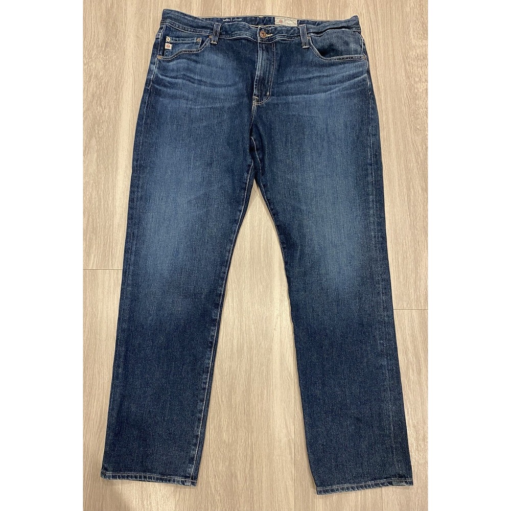 Adriano Goldschmied Jeans Mens 38x32 Blue Everett Slim Straight Japan 360 Denim